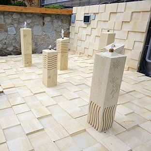 Фонтан из известняка Фонтан из известняка