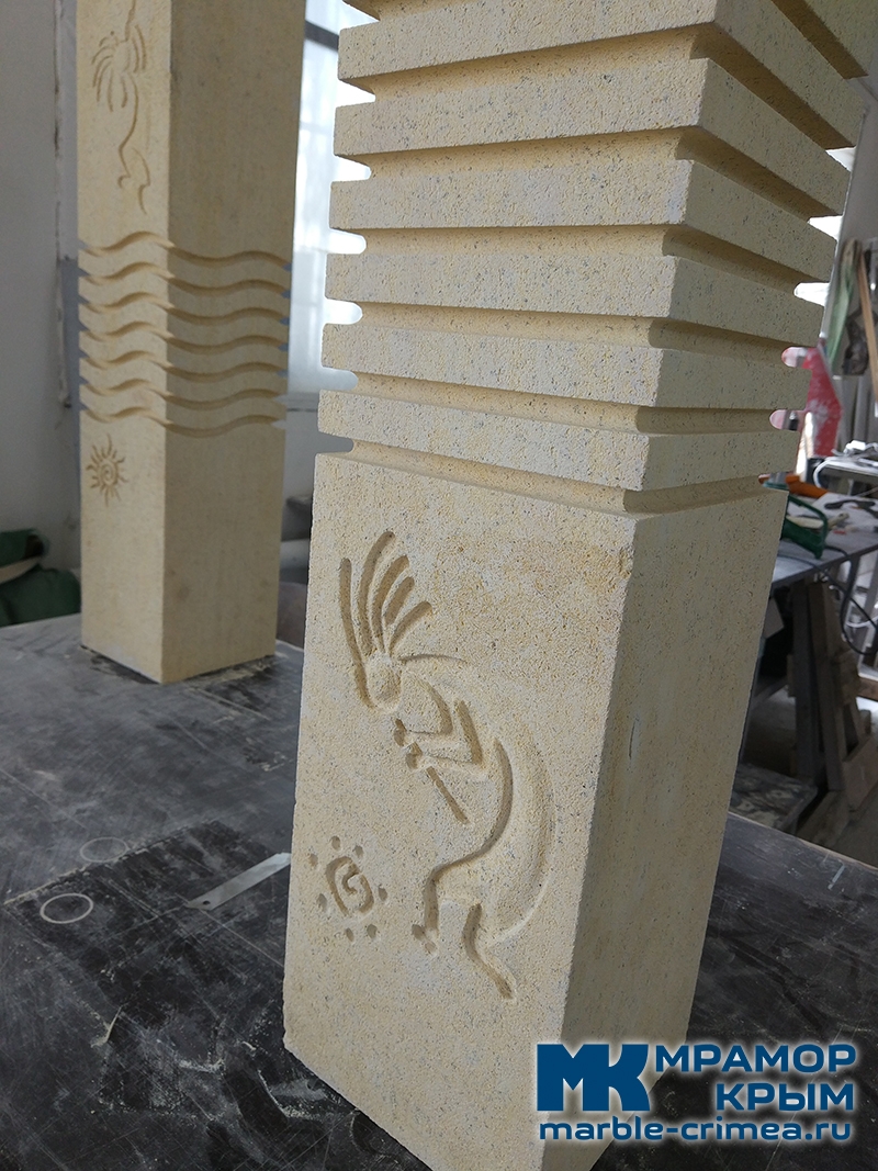 Фонтан из известняка Фонтан из известняка