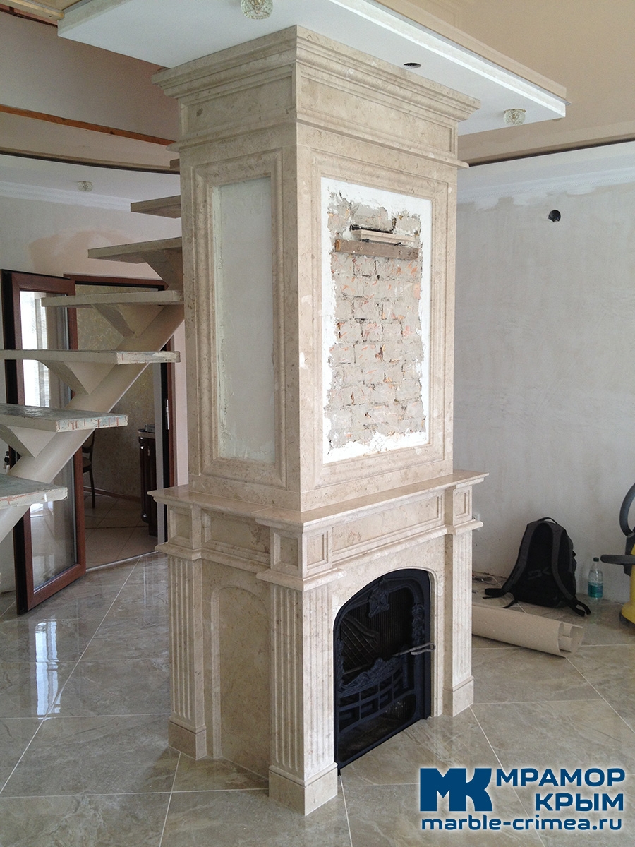 Мраморный камин в Севастополе Мраморный камин в Севастополе