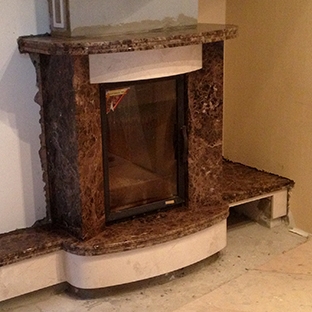 Камин из мрамора в Ялте Камин из мрамора в Ялте