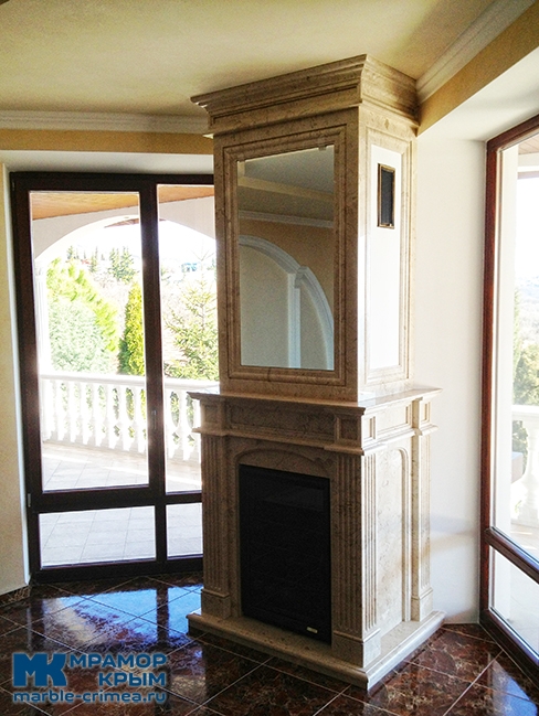 Портал для камина в классическом стиле Портал для камина в классическом стиле