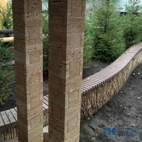 Облицовка фасада ракушечником Облицовка фасада ракушечником