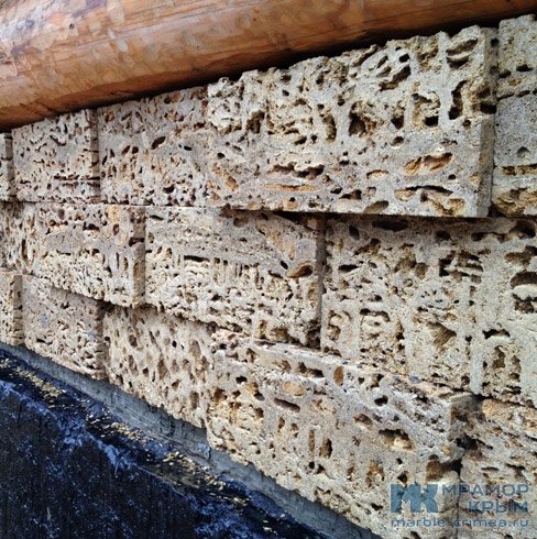 Облицовка фасада ракушечником Облицовка фасада ракушечником