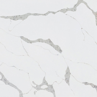 Кварцевый агломерат Etna Quartz Statuario Crystallo