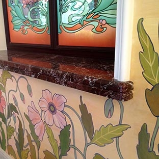 Мраморные подоконники в интерьере Мраморные подоконники в интерьере