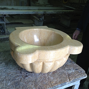 Мраморная курна в хамам Мраморная курна в хамам